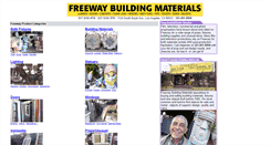 Desktop Screenshot of freewaybuildingmaterials.us