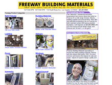 Tablet Screenshot of freewaybuildingmaterials.us